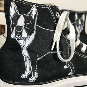 boston terrier converse